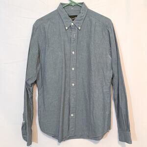 3 FOR $35! 📦 TRUMAKER Cotton Light Blue Chambray Long Sleeve Button Down…